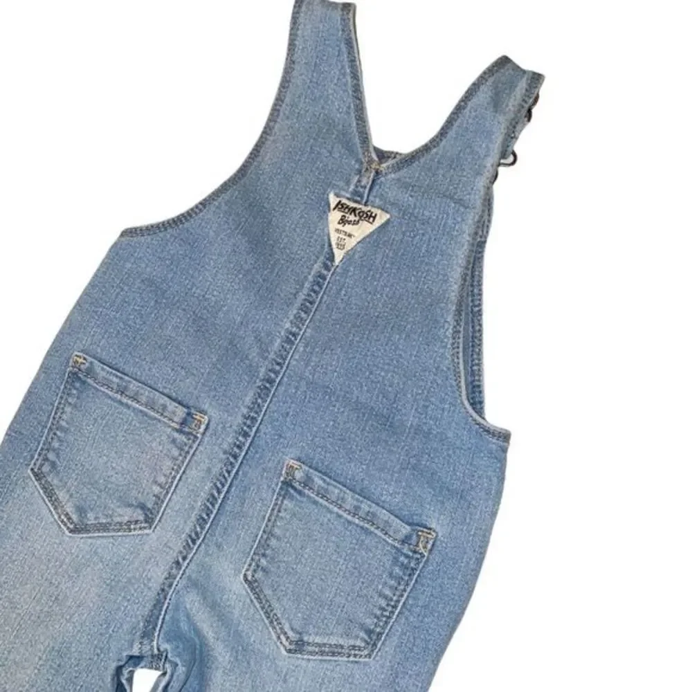 🎀3/$23🎀 oshkosh jean floral overall